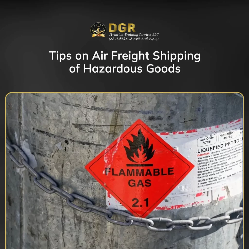 Tips on Air Freight Shipping of Hazardous Goods